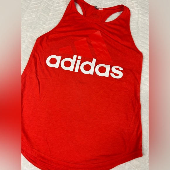 Adidas racerback tank top, girls size L red/orage - Picture 8 of 9
